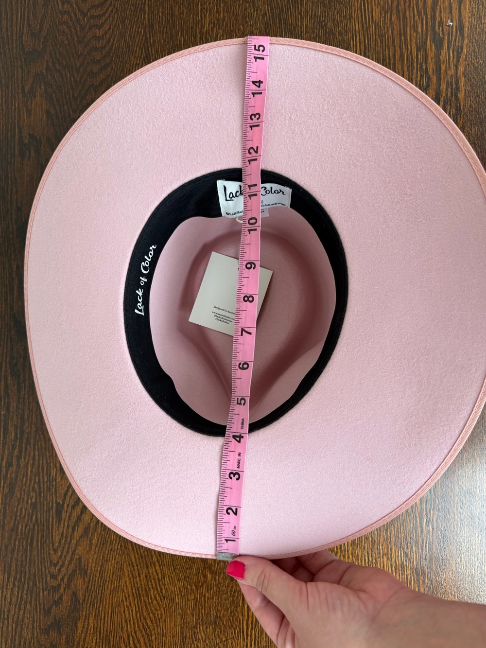 Lack Of Color Rancher Wool Hat in Stardust - Picture 12 of 17